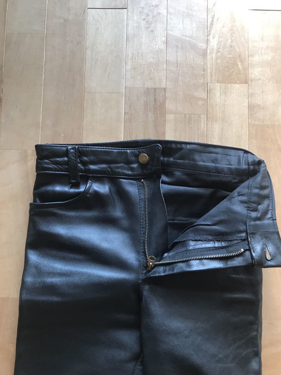 VANSON バンソン レザーパンツ 9PT2 サイズ28 MADE IN U S A VANSON バンソン レザーパンツ 9PT2 サイズ28 MADE IN U S A