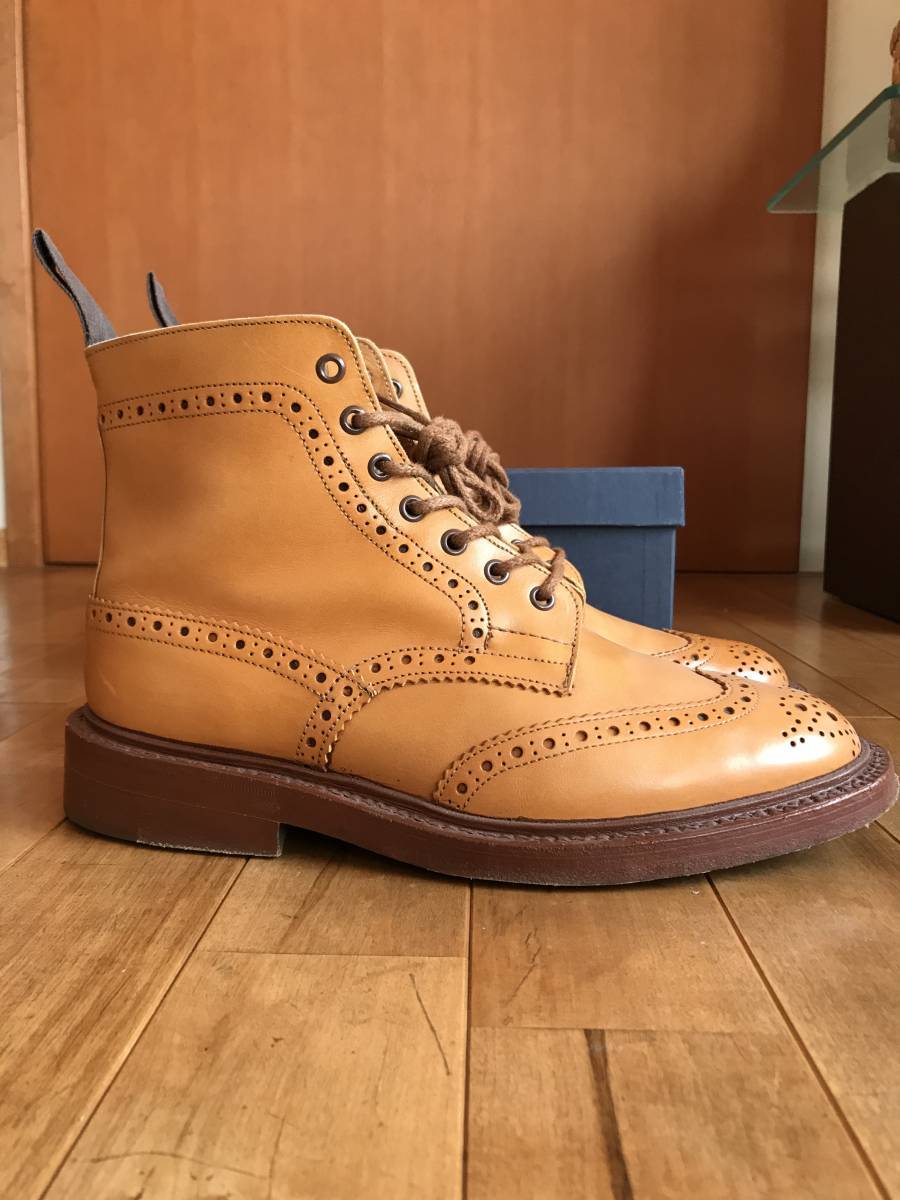 美品】Tricker's トリッカーズ Stow ストウ Acorn Antique 美品】Tricker's トリッカーズ Stow ストウ Acorn Antique