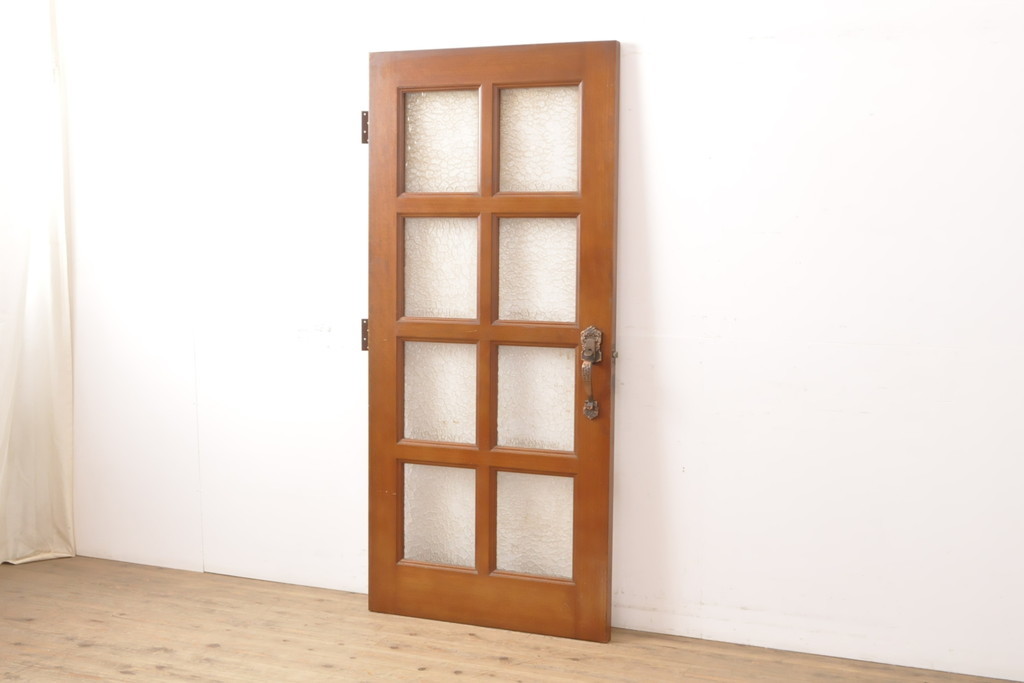 R-055309　和製ビンテージ　昭和レトロ　ぬくもりを感じる佇まいが魅力的なドア1枚(扉、建具、ヴィンテージ)(R-055309)