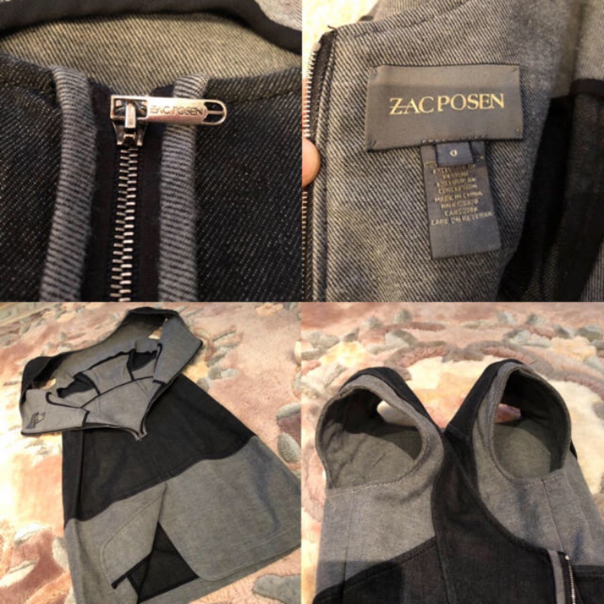 ZAC POSEN 細身 スリム タイトワンピース | yachaqs.com