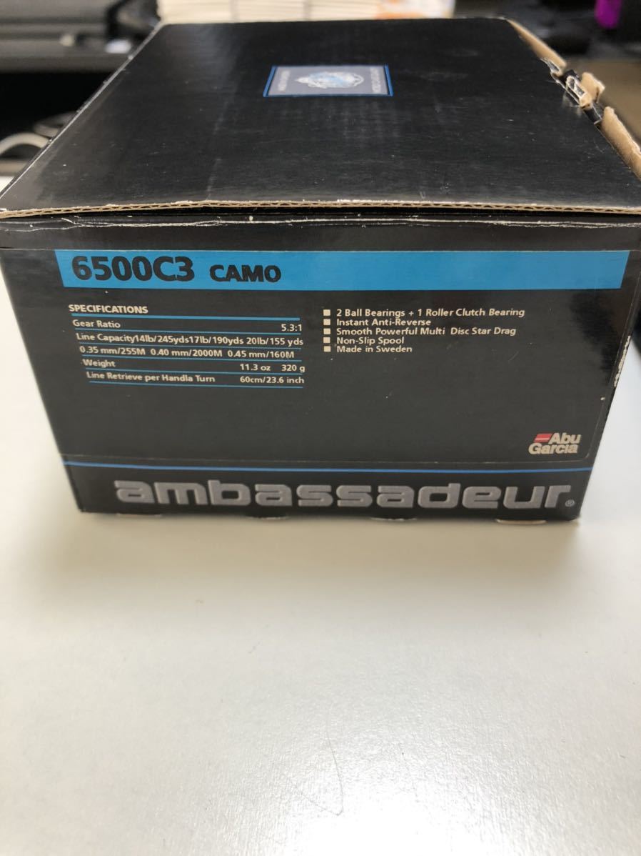 アンバサダー 6500C3 Camo アブガルシア Abu Garcia 雷魚 アンバサダー 6500C3 Camo アブガルシア Abu Garcia 雷魚