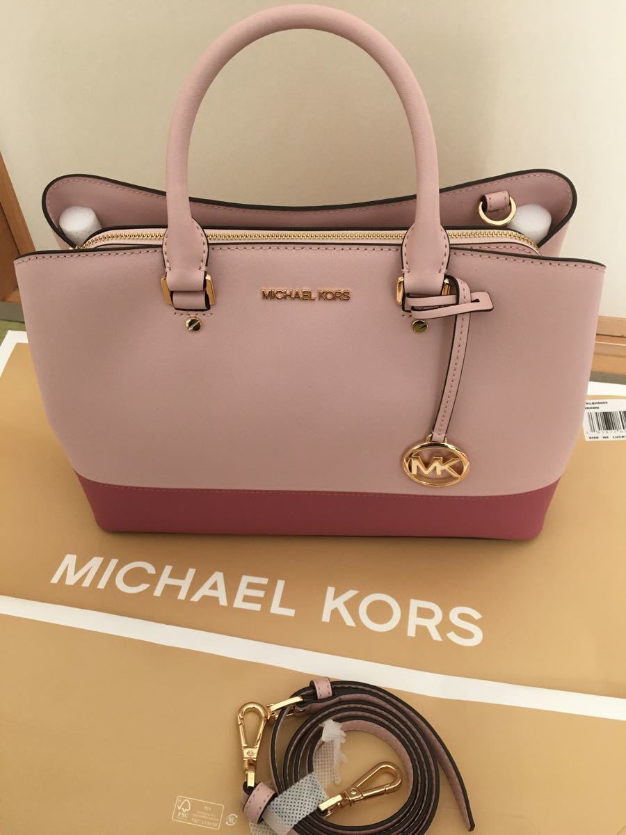 プレゼント 新品 マイケルコース Michaelkors バイカラーポーチ ecousarecycling.com