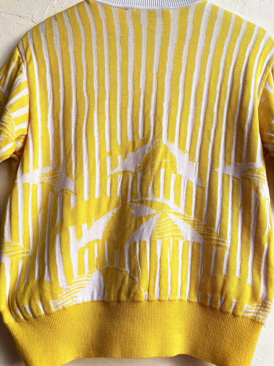  beautiful goods * rare *ChristianDiorSports*1980 period Vintage * cotton sweater * cotton 100%* Christian Dior * golf wear 