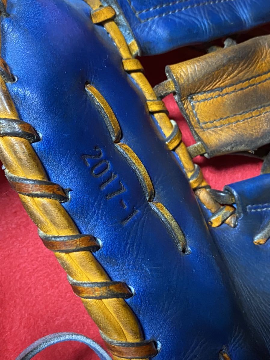  Chiba Lotte Marines 44 Inoue ..\'17~ official war actual use glove First mito