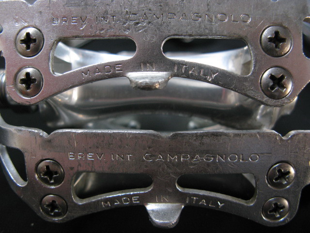 ピスト・競輪/NJS認定【Campagnolo】ペダル後期型シルバー貴重中古品 ピスト・競輪/NJS認定【Campagnolo】ペダル後期型シルバー貴重中古品