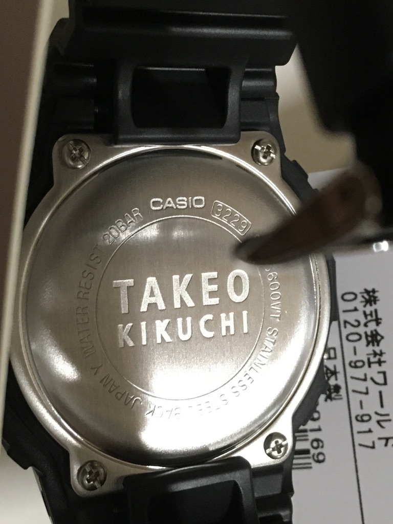 未使用 TAKEO KIKUCHI × G SHOCK コラボ [タケオ キクチ × G 未使用 TAKEO KIKUCHI × G SHOCK コラボ [タケオ キクチ × G