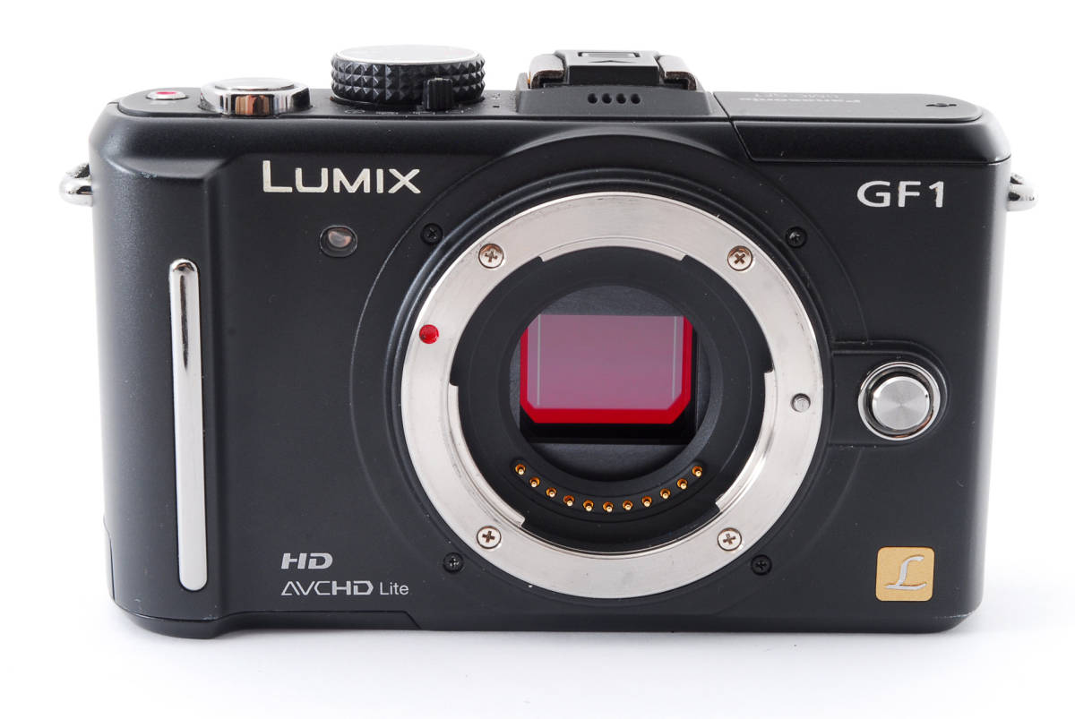 ■□美品 Panasonic パナソニック LUMIX DMC-GF1 Black 黒 ブラック カメラボディ本体 ルミックス ルミクス ミラーレス 一眼□■_画像4