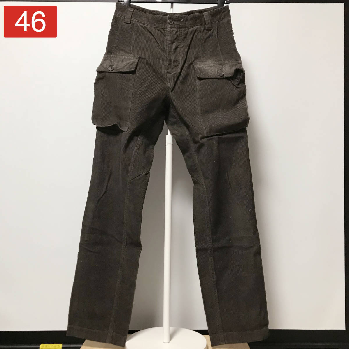 サイズ:46】D&G コーデュロイ カーゴパンツ DOLCE & GABBANA ドルチェ