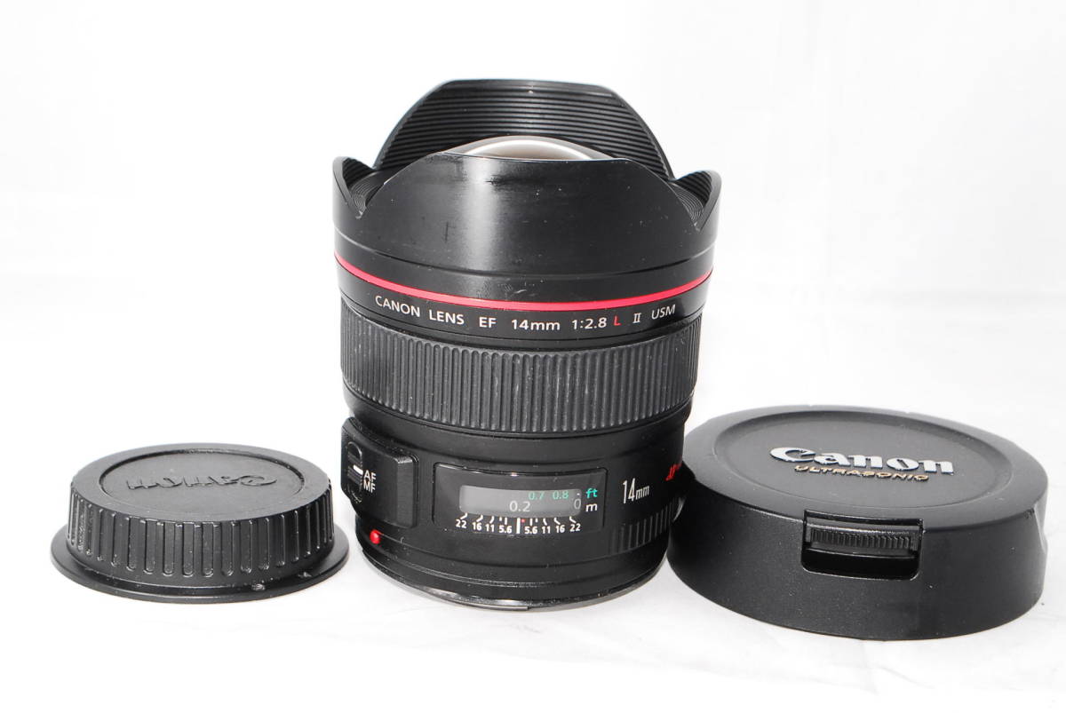 [ Canon ]Canon EF 14mm f2.8 L II USM single burnt point [ super wide-angle telephoto lens ] single-lens used digital Canon 