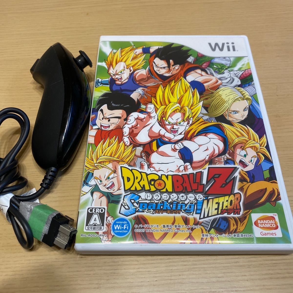 wiiソフト　ドラゴンボールZ スパーキングメテオ　ヌンチャク