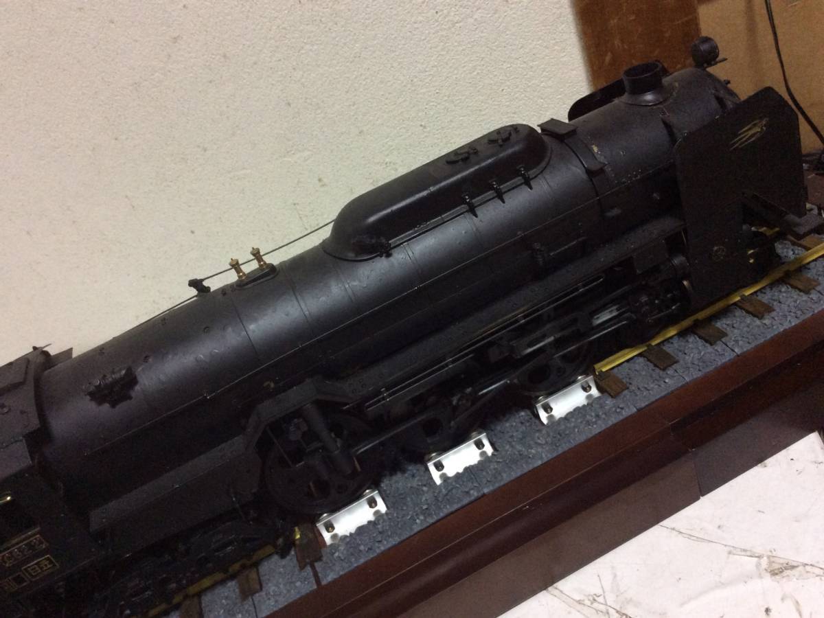 デアゴスティーニ C62蒸気機関車を作る 完成品 ツバメ 鉄道模型 アクリルケース付き 引取りOK！_画像7