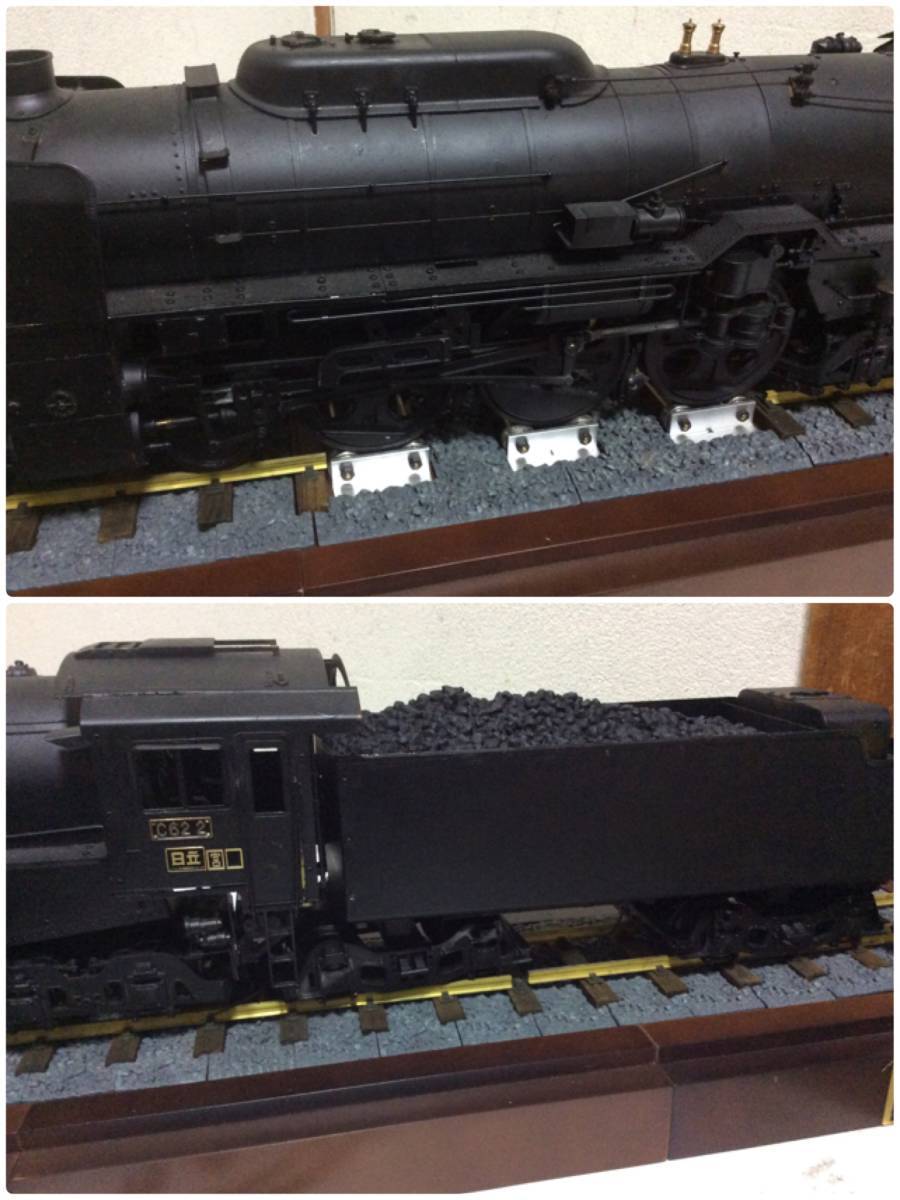 デアゴスティーニ C62蒸気機関車を作る 完成品 ツバメ 鉄道模型 アクリルケース付き 引取りOK！_画像3