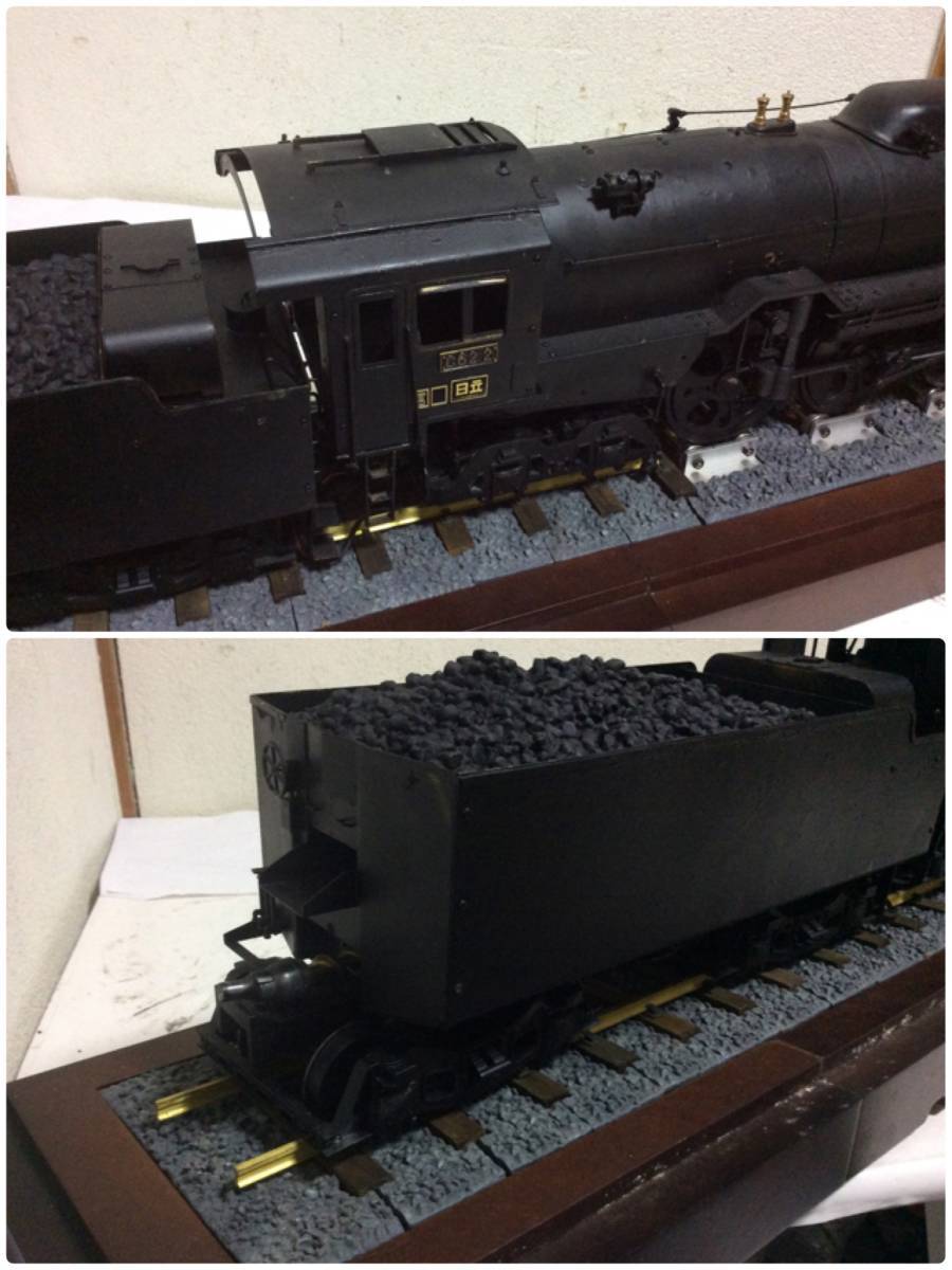 デアゴスティーニ C62蒸気機関車を作る 完成品 ツバメ 鉄道模型 アクリルケース付き 引取りOK！_画像8
