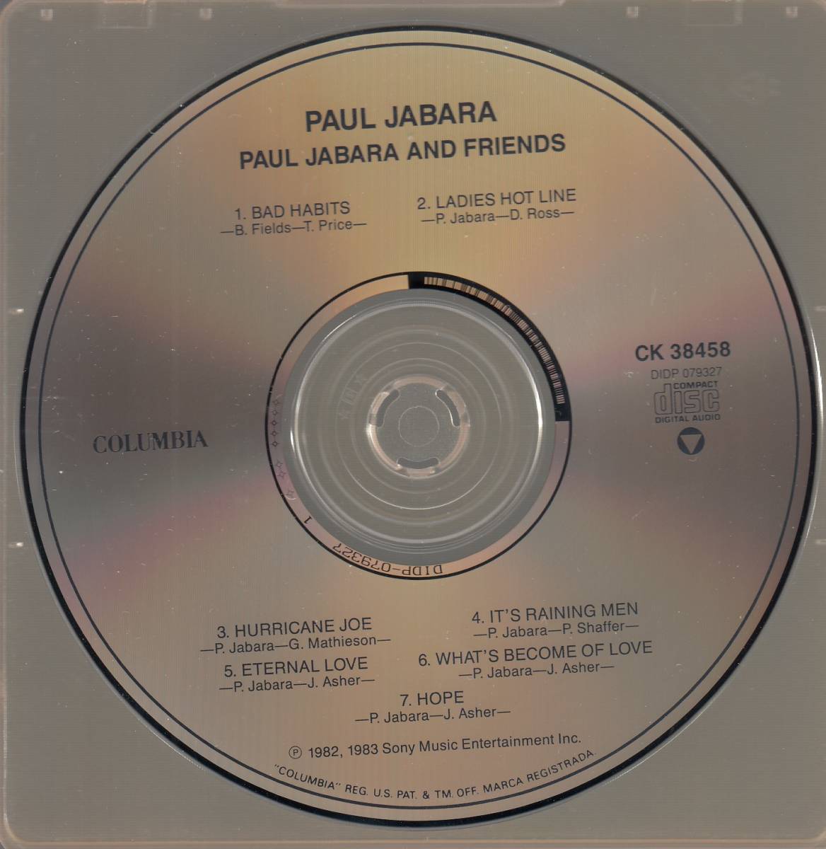 輸 Paul Jabara Paul Jabara And Friends◆規格番号■CK-38458◆送料無料■即決●交渉有_画像3