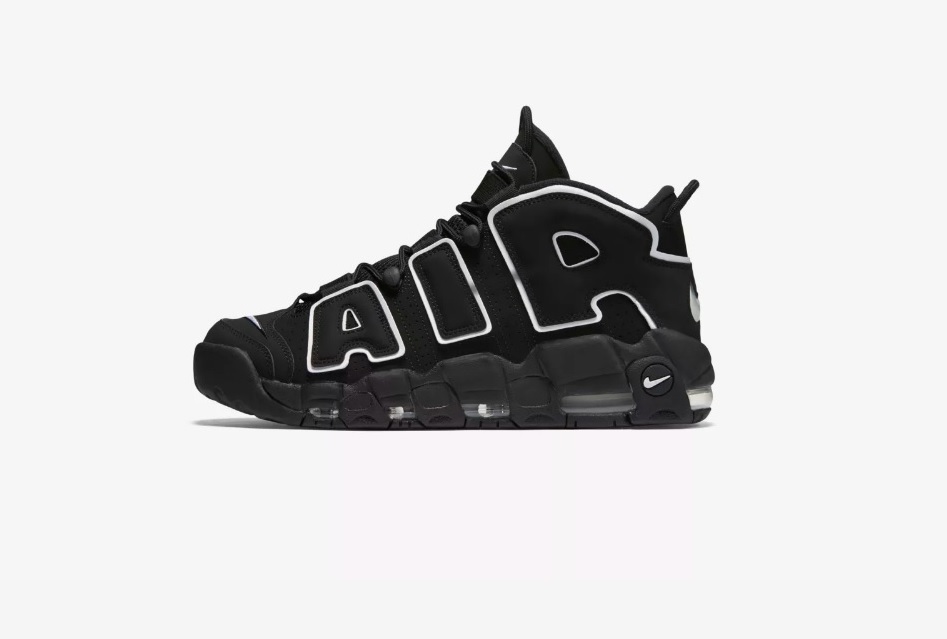 NIKE AIR MORE UPTEMPO US10.5 28.5cm black 黒 エアモアアップテンポ モアテン _画像1