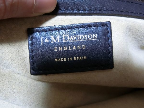 J&M DAVIDSON ボストンバック ネイビー J&M デヴィッドソン_画像4