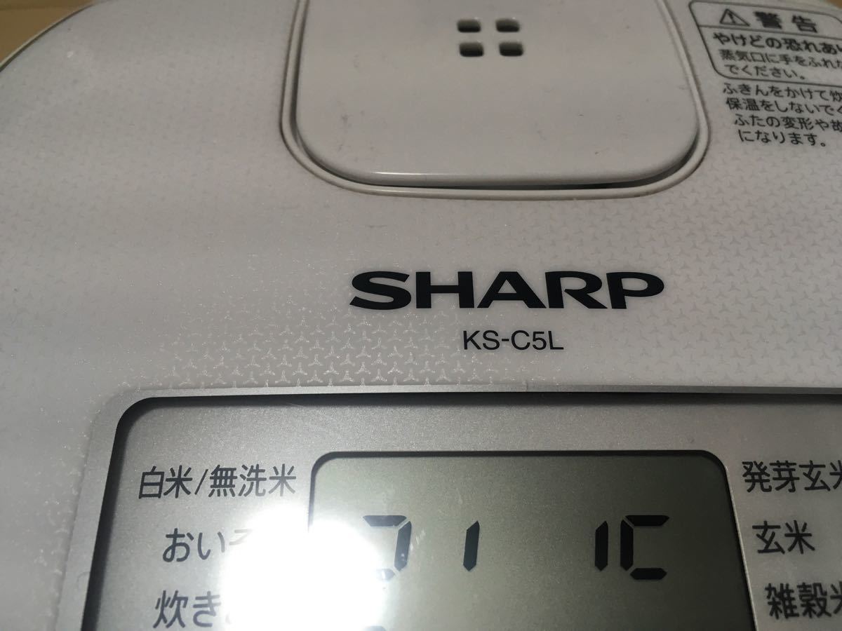 SHARP 炊飯器 文字盤不良