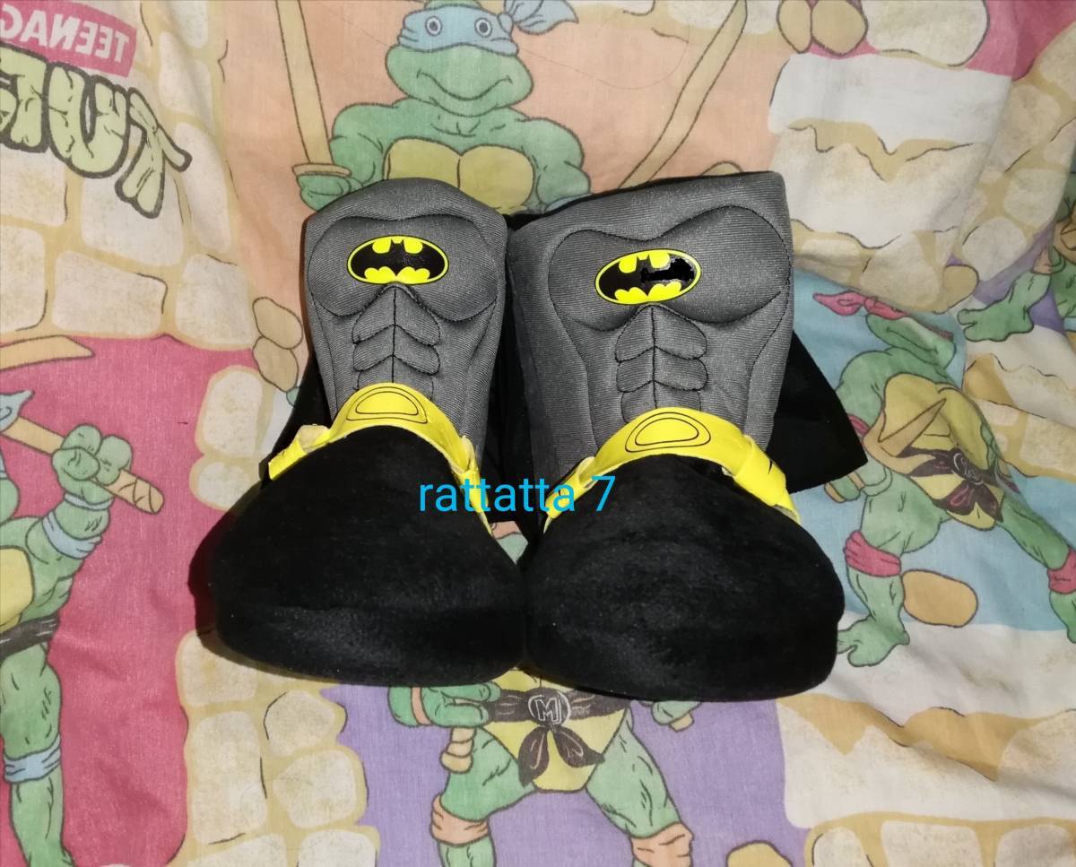 ☆DC Comics☆BATMAN☆Room shoes☆slippers☆バットマン☆ルームシューズ☆室内靴☆マント付き_画像1