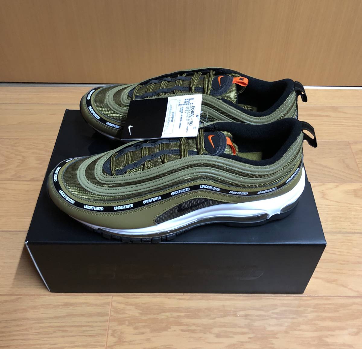 【送料無料】Nike Air Max 97 Undefeated UNDFTD ナイキ エア マックス アンディフィーテッド Olive オリーブ_画像1