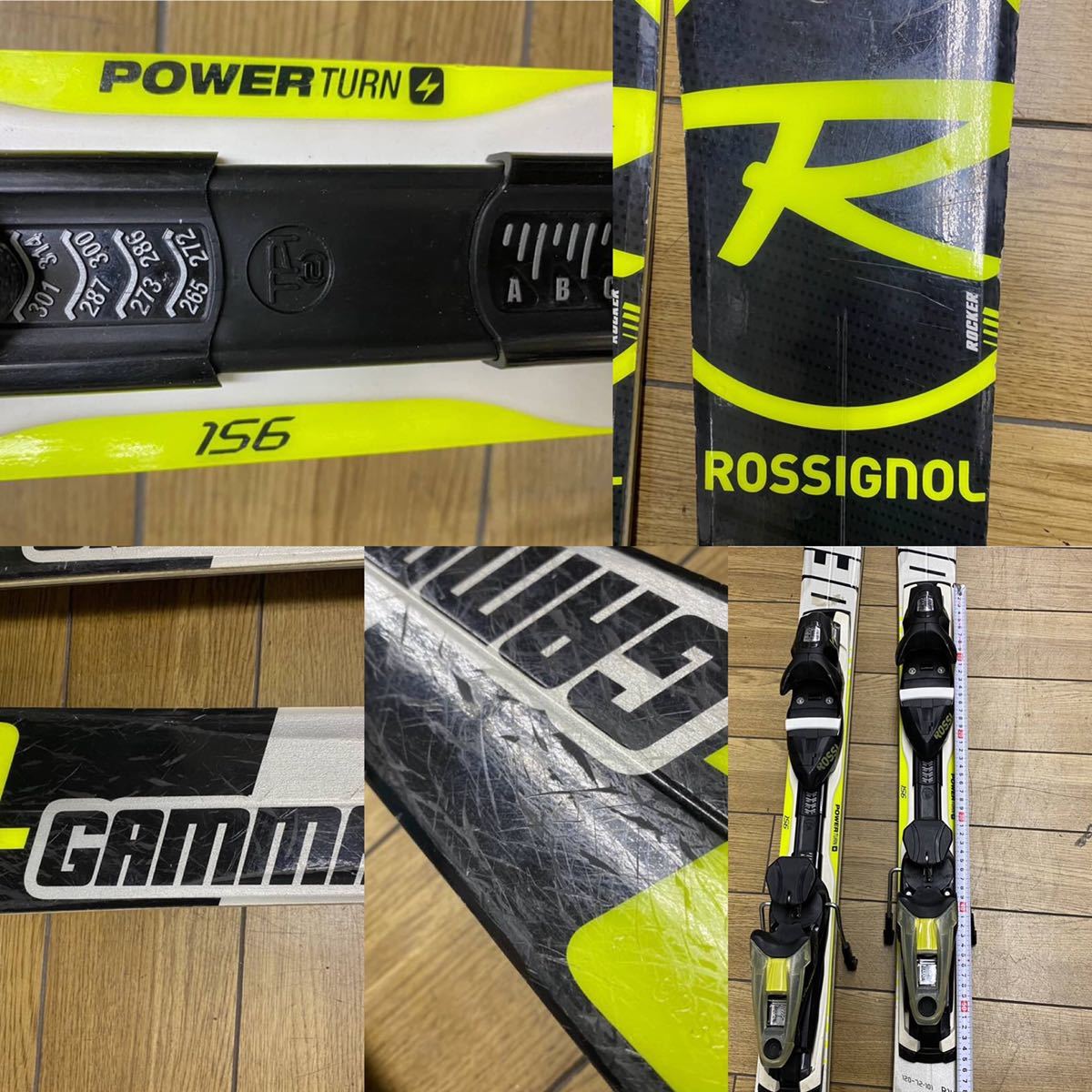 ◯E7127 ROSSIGNOL D-GAMMA 156cm スキー板 ガンマ◯