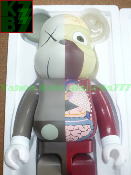 [ toy model ]Medicom Be@rbrick KAWS OriginalFake COMPANION 1000% red human body anatomy model meti com Bearbrick * height 70cm, regular goods F92