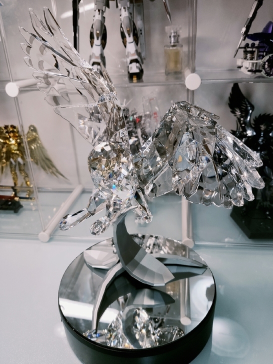 【華奢宝石】SWAROVSKI『SOULMATE SNOWY OWL 2013年限定版』スワロフスキークリスタルオブジェ水晶置物希少品★高さ24.9cm 原箱証付 G02