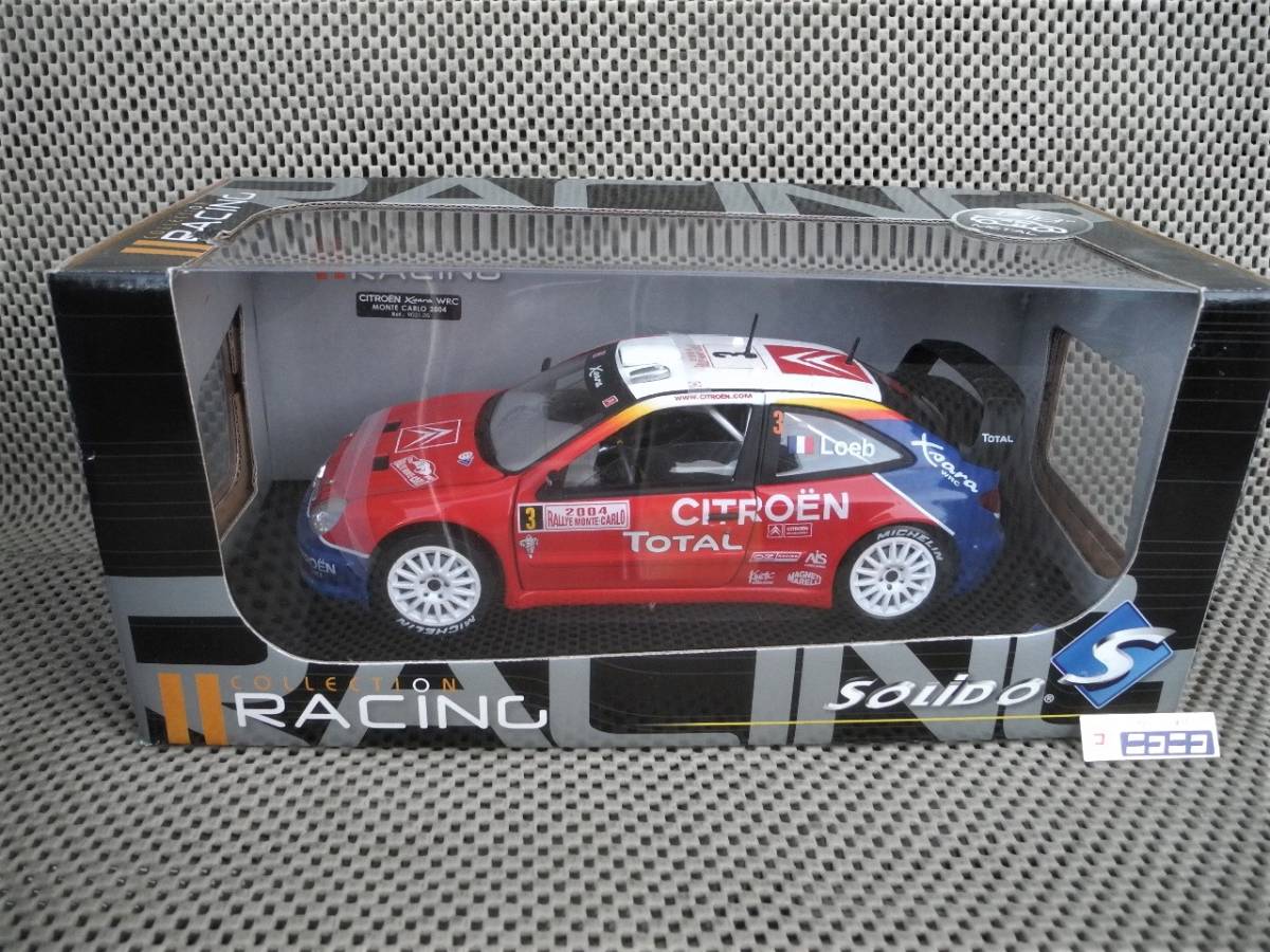 ソリド◎1/18 ◎シトロエン　クサラWRC　モンテカルロ2004③◆新品未開封