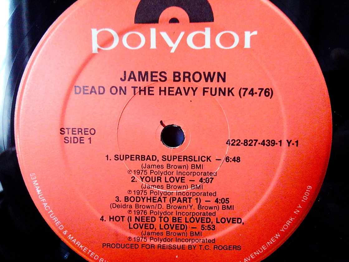 JAMES BROWNジェームス・ブラウン/Dead On The Heavy Funk 74-76/LP_画像4