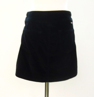  прекрасный товар Tommy Hilfiger мини-юбка микро мини-юбка Tommy Hilfiger Kids размер 12 женский ≒7 номер XXS чёрный черный 