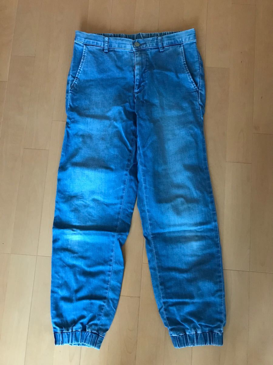 Paypayフリマ Uniqlo ユニクロ ジョガーパンツ メンズ 初期タイプ Sサイズ デニムジョガーパンツ Paypayフリマ Uniqlo ユニクロ ジョガーパンツ メンズ 初期タイプ Sサイズ デニムジョガーパンツ