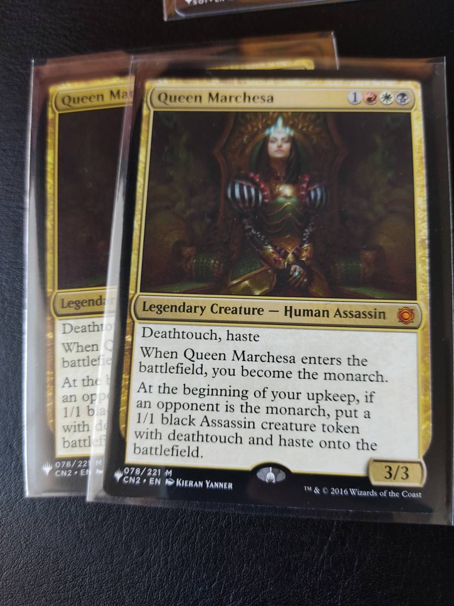 ★☆MTG　【EN】《マルチェッサ女王/Queen Marchesa》[MB1] 金R ★☆在庫枚数2枚 全ての商品同梱可能_画像1