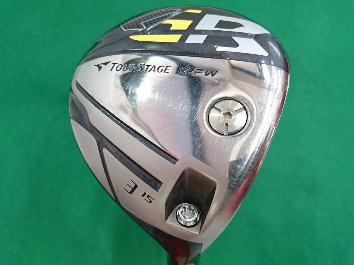 [05][FW][ prompt decision price ][ price cut!] Bridgestone Tour Stage X-FW GR(2014)/3W(15 times )/ Tour AD B14-03w/ Flex SR/ men's right 