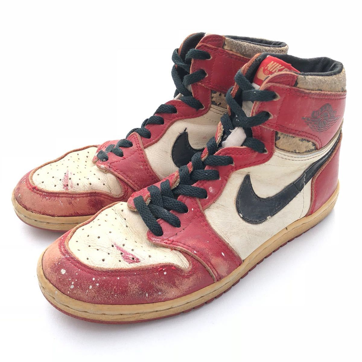 Yahoo!オークション - 鑑賞用 85年 当時物 NIKE AIR JORDAN1 Yahoo!オークション - 鑑賞用 85年 当時物 NIKE AIR JORDAN1