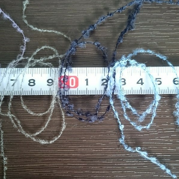 手巻き毛糸 (ブークレー) 6色セット  ②