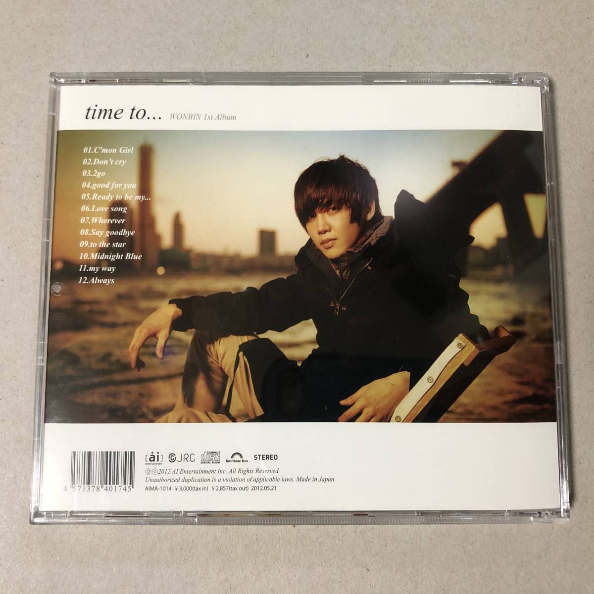 ウォンビン 1stアルバム 国内盤 CD Wonbin FTISLAND 韓国 ロック ポップス K-POP_画像3