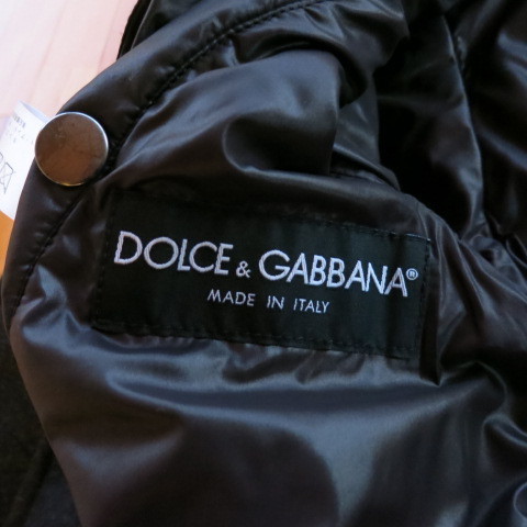 Dolce&Gabbana Dolce & Gabbana блузон темно-серый шерсть материалы обычная цена 18 десять тысяч иен 44 размер 
