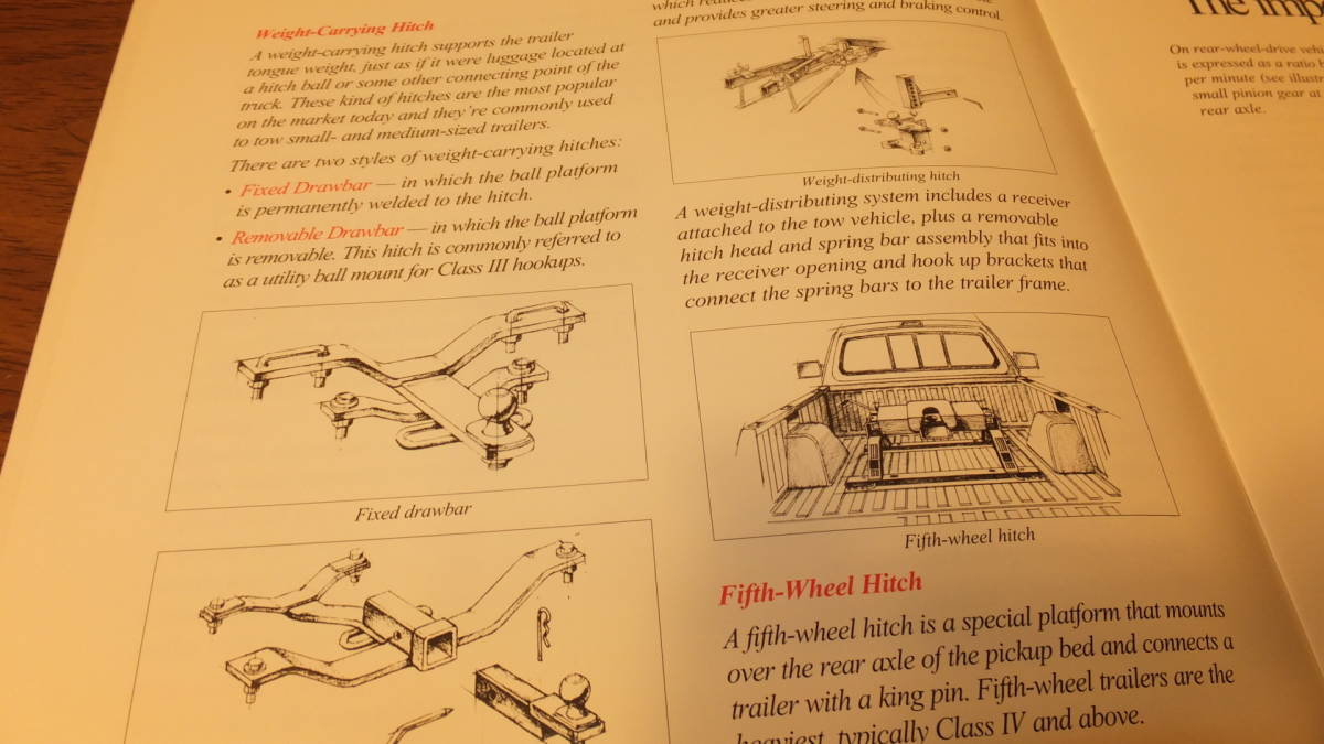 [DODGE]2001 Dodge trailer hitch traction guide America book@ country catalog TOWING trailer Application 