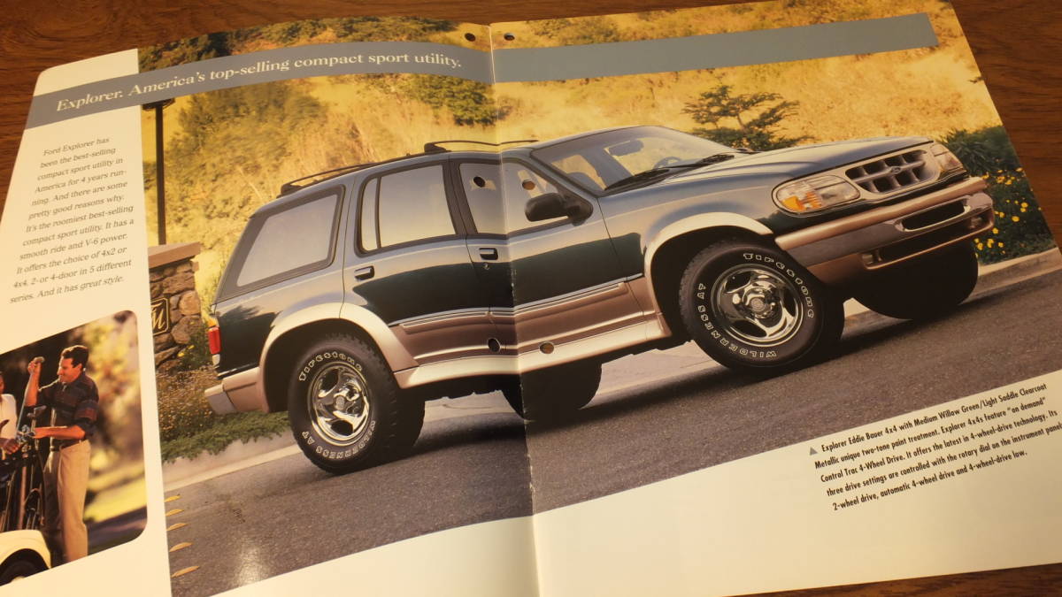 【FORD】1996 フォードエクスプローラーアメリカ本国カタログ EXPLORER　SUV FORD 　4x4　四駆　アメリカ_画像4