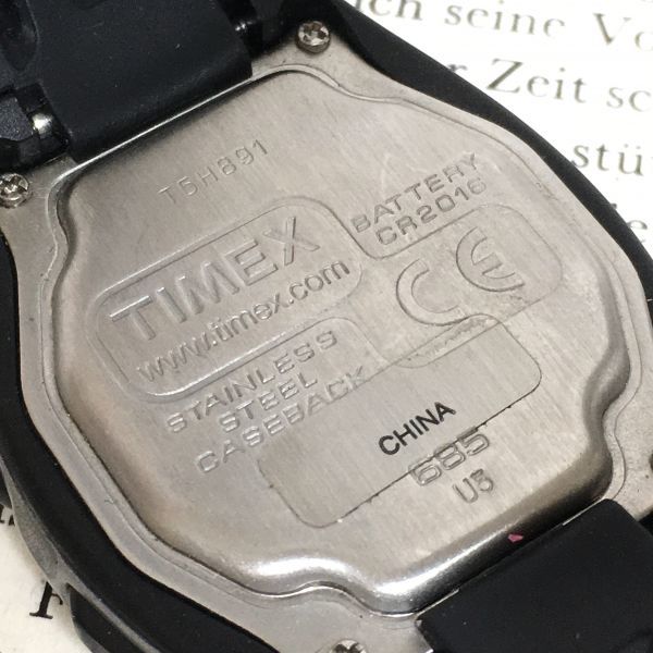 美品★TIMEX デジタル 多機能 腕時計★ タイメックス アラーム クロノ タイマー ブラック 稼動品 F3152_画像9