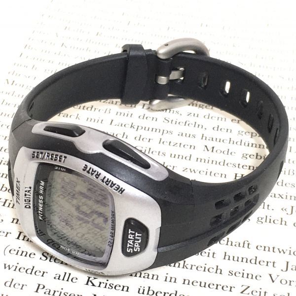 美品★TIMEX デジタル 多機能 腕時計★ タイメックス アラーム クロノ タイマー ブラック 稼動品 F3152_画像7