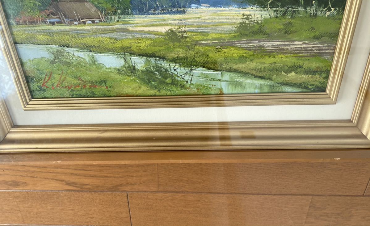 送料無料】小山潔「北アルプス」風景絵画 日本絵画 風景画 油彩 送料無料】小山潔「北アルプス」風景絵画 日本絵画 風景画 油彩