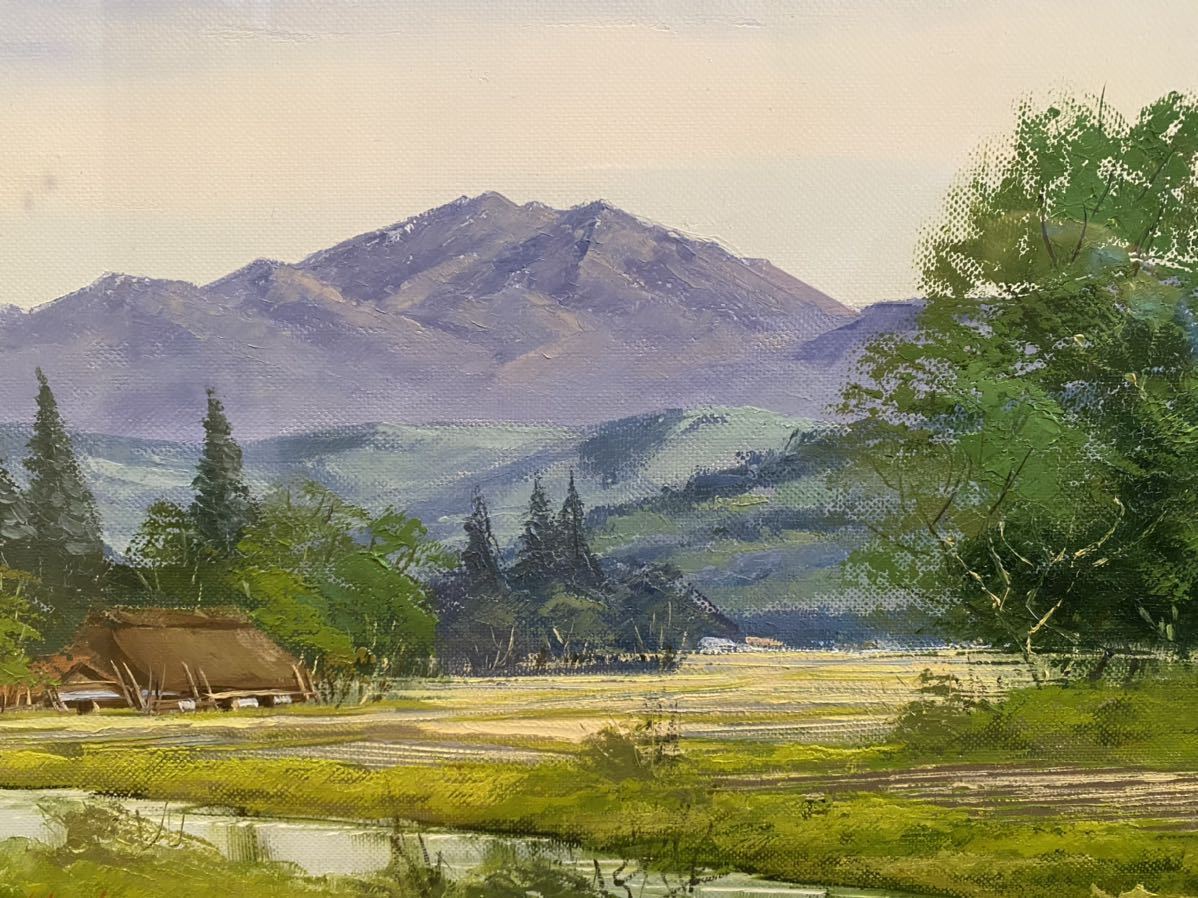 送料無料】小山潔「北アルプス」風景絵画 日本絵画 風景画 油彩 送料無料】小山潔「北アルプス」風景絵画 日本絵画 風景画 油彩