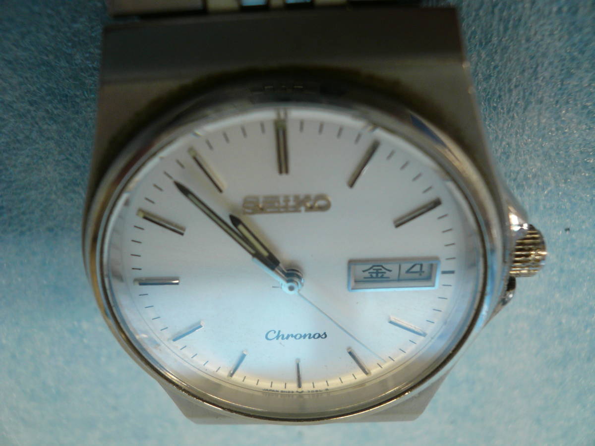 □レトロ腕時計＜３６＞セイコー クロノス 5H23-7D20　SEIKO Chronos　日本製　３針　カレンダー付_画像7