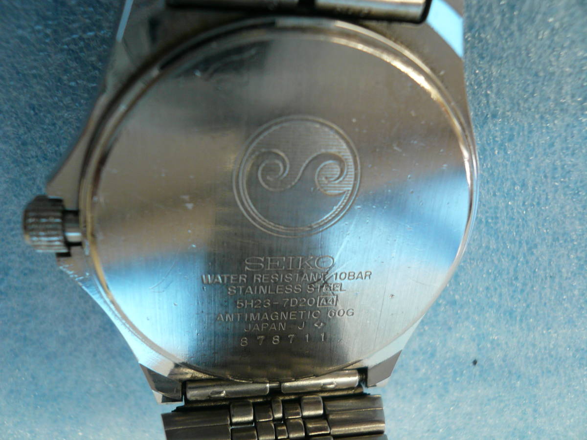 □レトロ腕時計＜３６＞セイコー クロノス 5H23-7D20　SEIKO Chronos　日本製　３針　カレンダー付_画像5