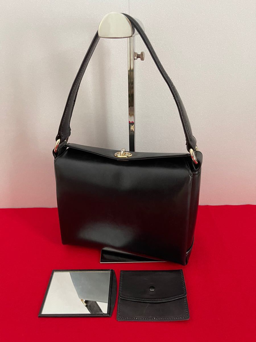 GUCCI オールドグッチ ハンドバッグ レザー 黒 towinglouisvilleky.com
