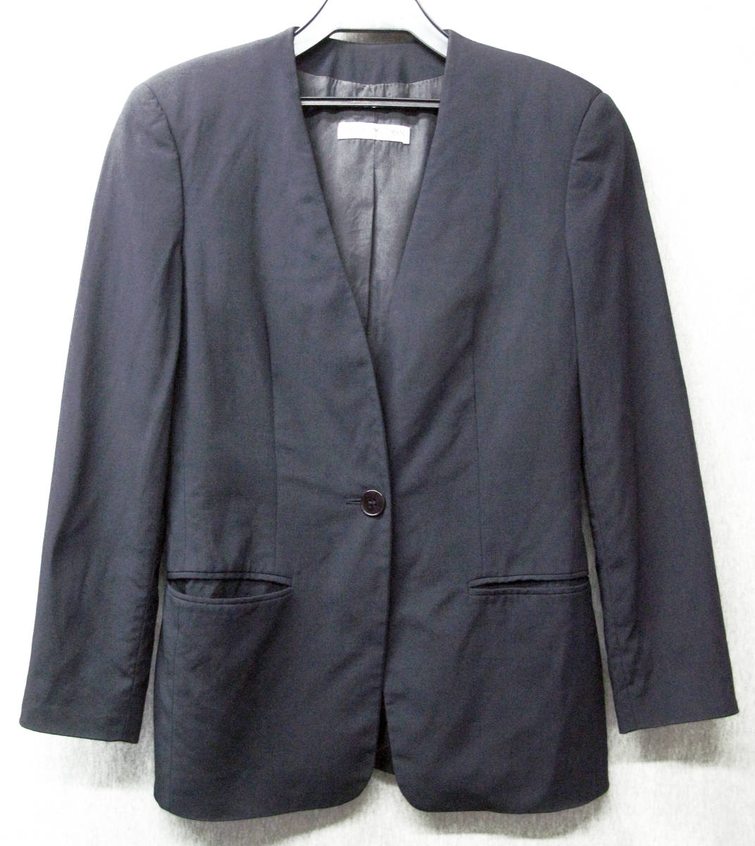 エンポリオ アルマーニ：レディース ジャケット 濃紺 38（ EMPORIO ARMANI LADIES' VINTAGE JACKET NAVY 38_画像1