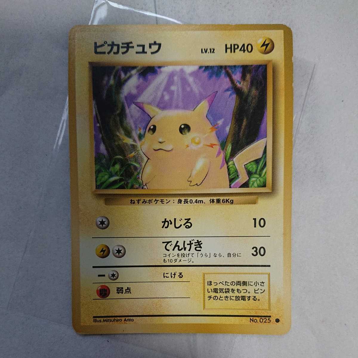 ポケモンカード ピカチュウ 旧裏面 初期 かじる ポケットモンスター ポケモンカードゲーム 売買されたオークション情報 Yahooの商品情報をアーカイブ公開 オークファン Aucfan Com