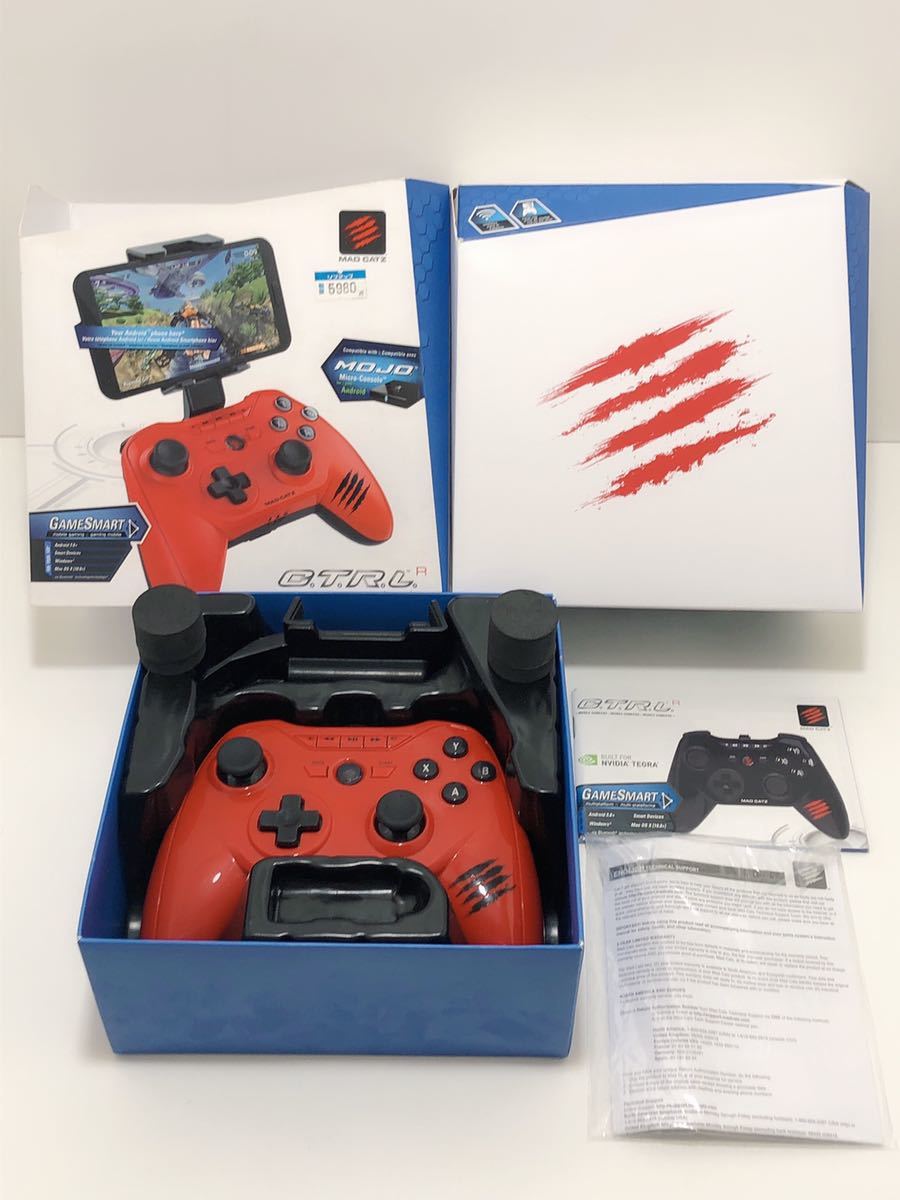 A246★新品未使用　Mad Catz マッドキャッツ C.T.R.L. Mobile Gamepad Red コントロール ゲームパッド コントローラー Android等対応_画像1