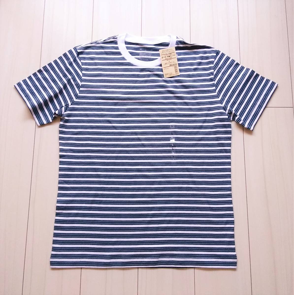 ヤフオク 新品 無印良品 ボーダー半袖tシャツ メンズlサイ ヤフオク 新品 無印良品 ボーダー半袖tシャツ メンズlサイ
