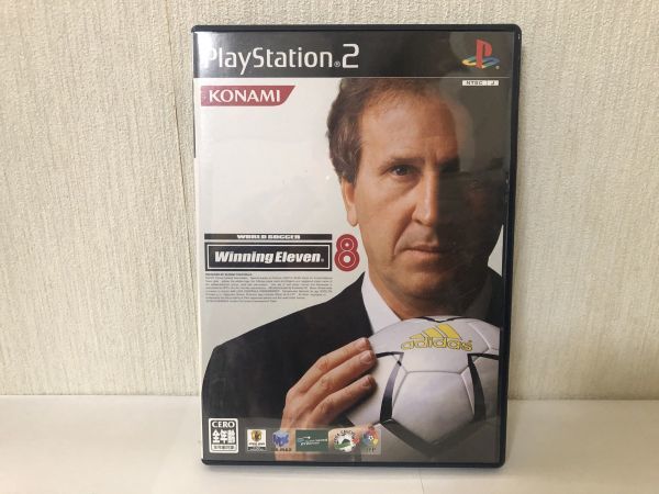 送料無料 PS2 ソフト ワールドサッカーウイニングイレブン8 USED プレステ 2 sony (192029）_画像1